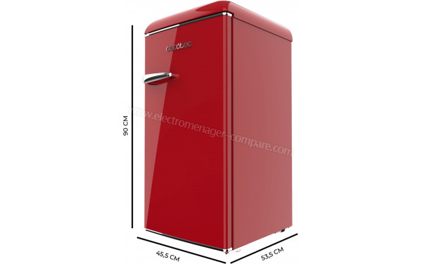 CECOTEC Bolero CoolMarket TT Origin 90 Red - Dimensions