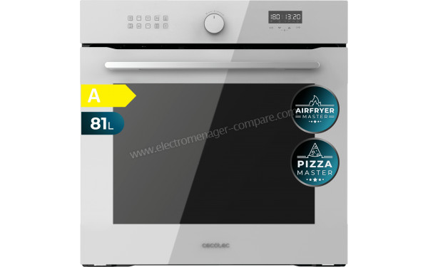 CECOTEC Bolero Hexa AF316000 Glass White A - Dimensions