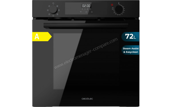 CECOTEC Bolero Hexa M226000 Glass Black A - Dimensions