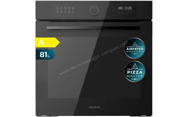 CECOTEC Bolero Hexa AF316000 Glass Black A - Vue de face