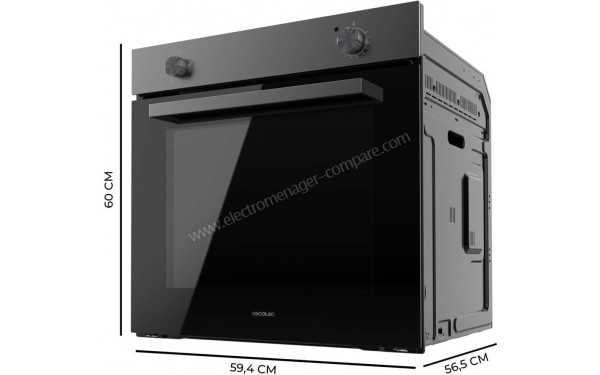 CECOTEC Bolero Hexa C126000 Dark Inox A - Dimensions