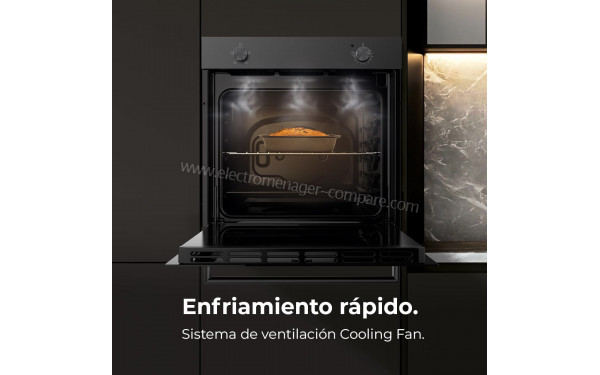 CECOTEC Bolero Hexa C126000 Dark Inox A - Syst&egrave;me de ventilation Cooling Fan