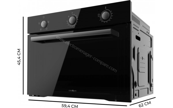 CECOTEC Bolero Hexa C134500 Glass Black A - Dimensions