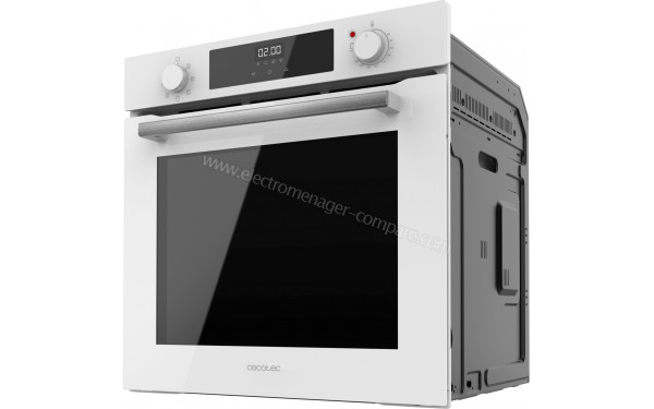 CECOTEC Bolero Hexa M226000 Glass White A - Vue 3/4 droite