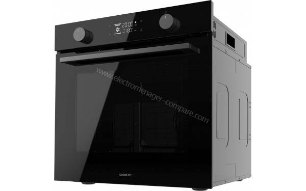 CECOTEC Bolero Hexa P526000 Glass Black A - Vue 3/4 droite