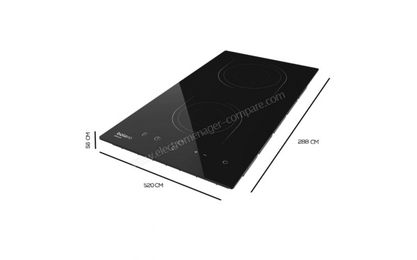 CECOTEC Bolero Squad I 2000 Noir - Dimensions