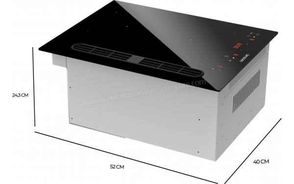 CECOTEC Bolero Squad IH 2200 FullFlex - Dimensions