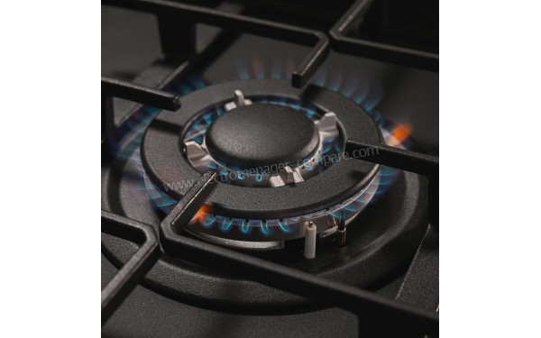 CECOTEC Bolero Squad G 1400F Glass Black - Zoom sur le foyer &agrave; gaz