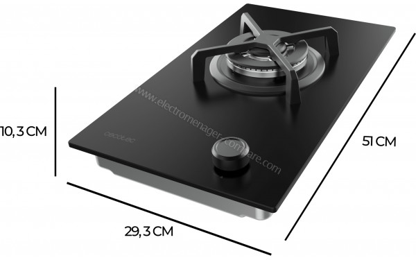 CECOTEC Bolero Squad G 1400S Nano Glass - Dimensions