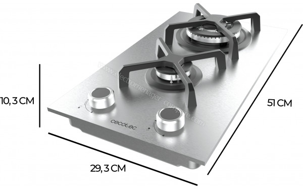 CECOTEC Bolero Squad G 2400S Inox - Dimensions