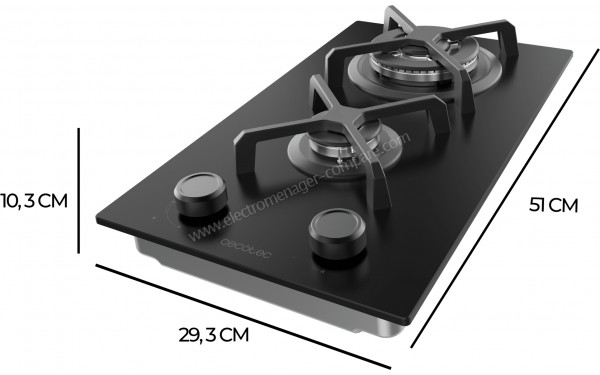 CECOTEC Bolero Squad G 2400S Nano Glass - Dimensions