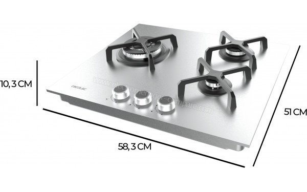 CECOTEC Bolero Squad G 3400S Inox - Dimensions