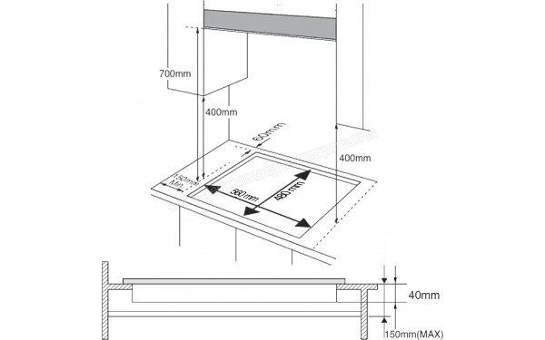 CECOTEC Bolero Squad G 3400S Nano Glass - Dimensions