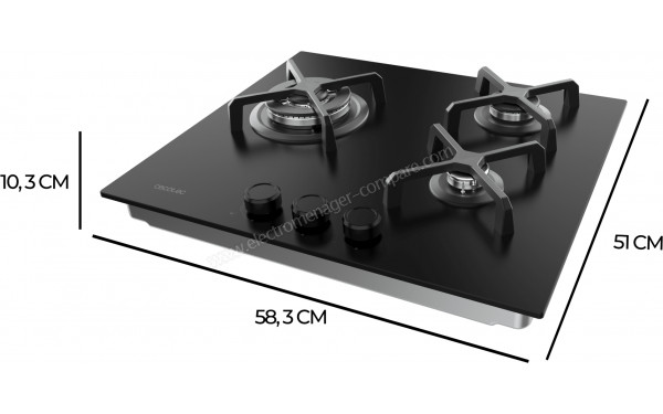 CECOTEC Bolero Squad G 3400S Nano Glass - Dimensions