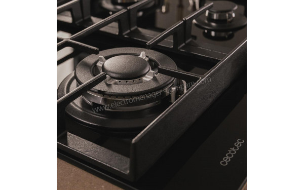 CECOTEC Bolero Squad G 4400F Glass Black - Zoom sur le foyer Wok