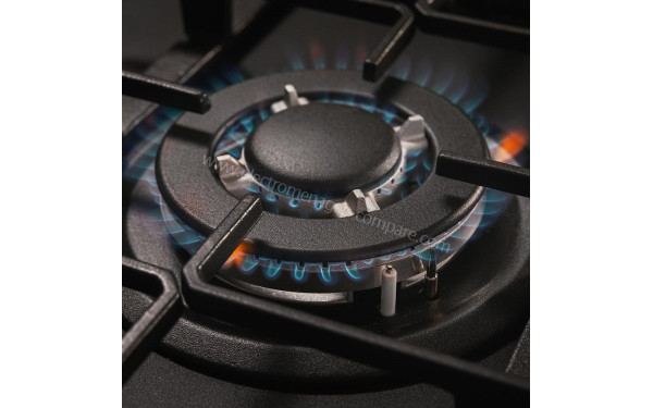 CECOTEC Bolero Squad G 4400F Glass Black - Zoom sur le foyer &agrave; gaz