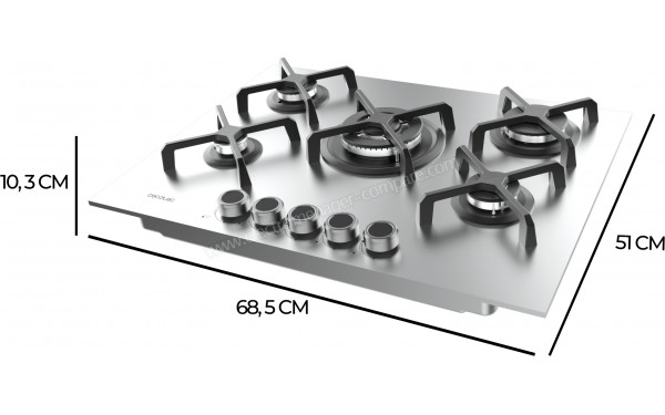 CECOTEC Bolero Squad G 5400S Inox - Dimensions