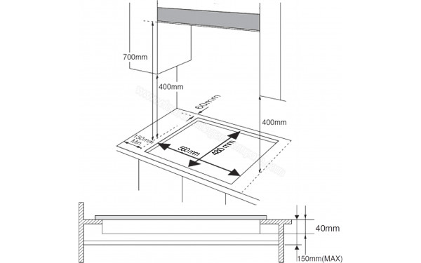 CECOTEC Bolero Squad G 5400S Inox - Dimensions