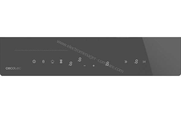 CECOTEC Bolero Squad I 3600 FullFlex Grey - Panneau de commandes