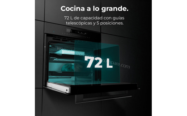 CECOTEC Bolero Hexa SM406000 Glass Black A+ - Dimensions