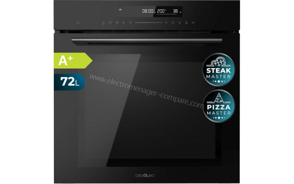 CECOTEC Bolero Hexa SM406000 Glass Black A+ - Dimensions