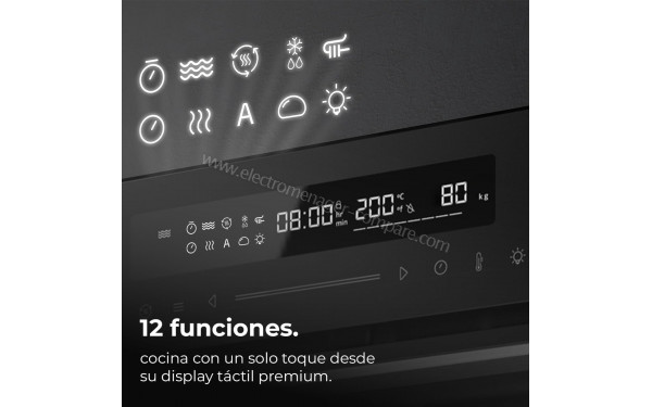 CECOTEC Bolero Hexa SM406000 Glass Black A+ - Vue des programmes