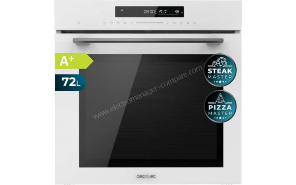 CECOTEC Bolero Hexa SM406000 Glass White A+ - Dimensions