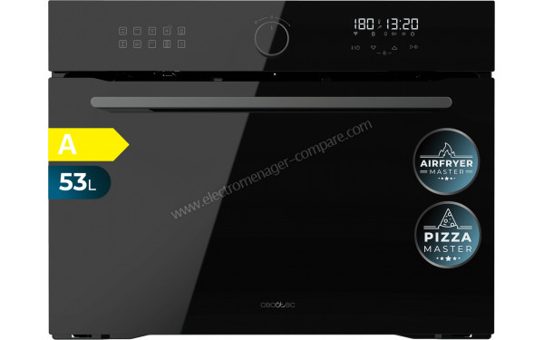 CECOTEC Bolero Hexa AF314500 Glass Black A - Dimensions