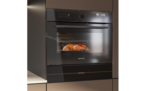 CECOTEC Bolero Hexa AF314510 Glass Black A - Appareil encastr&eacute; vue de 3/4 gauche