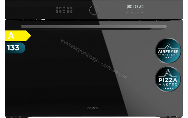 CECOTEC Bolero Hexa AF319000 Glass Black A - Dimensions