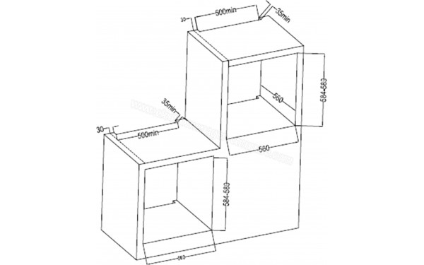 CECOTEC Bolero Hexa AF326000 Glass Black A - Dimensions