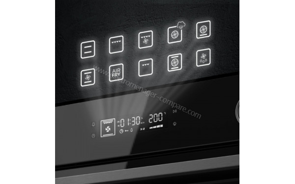 CECOTEC Bolero Hexa AF326000 Glass Black A - Vue des programmes