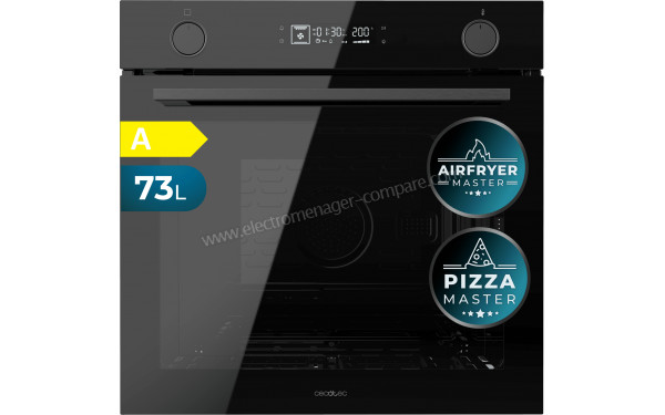 CECOTEC Bolero Hexa AF326000 Glass Black A - Dimensions