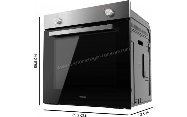 CECOTEC Bolero Hexa C126000 Inox A - Dimensions