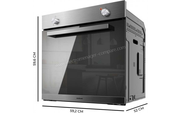 CECOTEC Bolero Hexa C126000 Mirror A - Dimensions