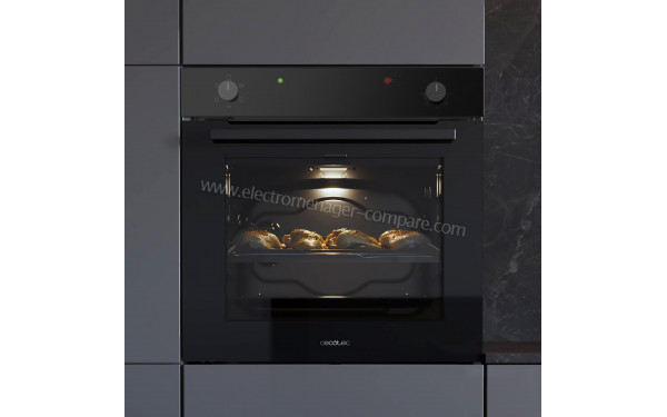 CECOTEC Bolero Hexa C126001 Glass Black A - Appareil encastr&eacute; vue de face