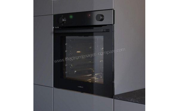 CECOTEC Bolero Hexa C126001 Glass Black A - Appareil encastr&eacute; vue 3/4 droite