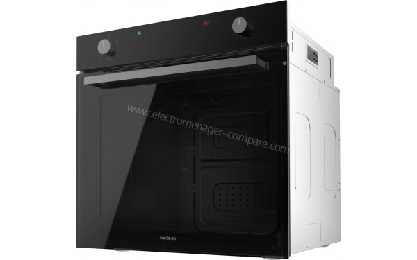 CECOTEC Bolero Hexa C126001 Glass Black A - Vue 3/4 droite