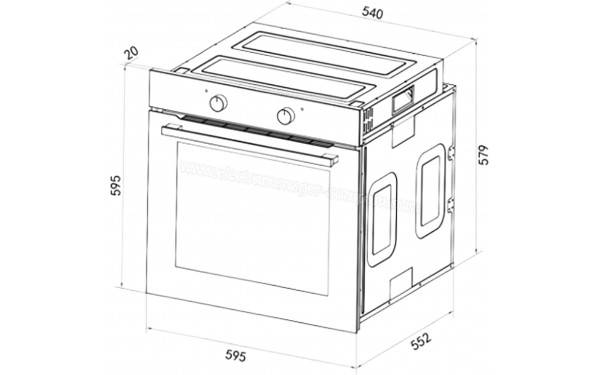 CECOTEC Bolero Hexa C126001 Line A - Dimensions