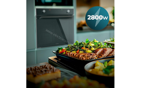 CECOTEC Bolero Hexa C126400 Glass Black A - Puissance de cuisson