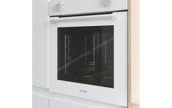 CECOTEC Bolero Hexa C126400 Glass White A - Appareil encastr&eacute; vue 3/4 droite