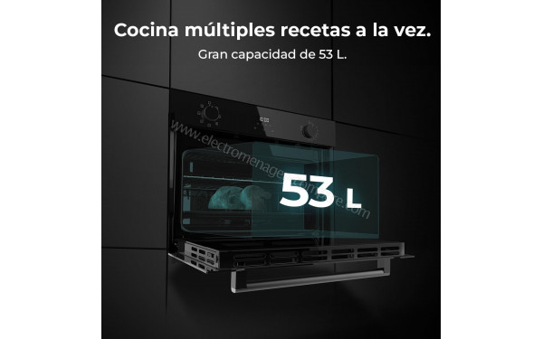 CECOTEC Bolero Hexa M224500 Glass Black A - Dimensions