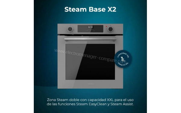 CECOTEC Bolero Hexa M226000 Glass Grey A - Steam Base