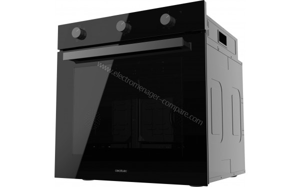 CECOTEC Bolero Hexa M236000 Glass Black Time A - Vue 3/4 droite