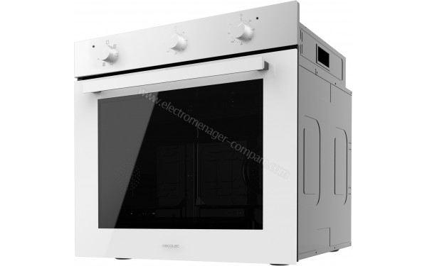 CECOTEC Bolero Hexa M236000 Glass White Time A - Vue 3/4 droite