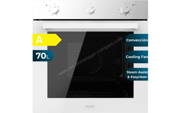 CECOTEC Bolero Hexa M236000 Glass White Time A - Dimensions