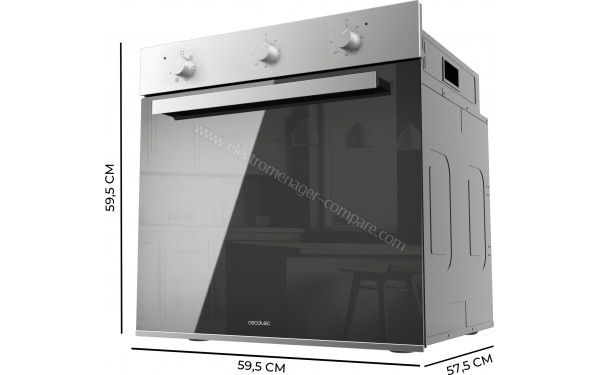 CECOTEC Bolero Hexa M236000 Mirror Time A - Dimensions