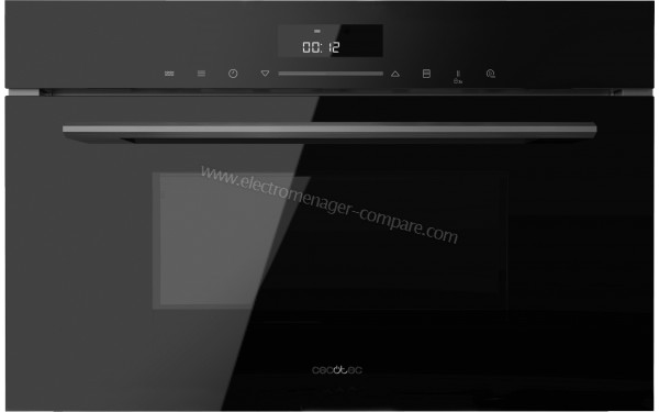 CECOTEC Bolero Hexa MW703800 Glass Black - Vue de face