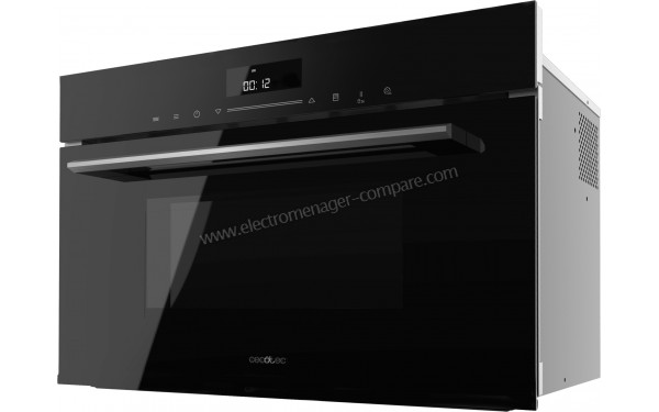 CECOTEC Bolero Hexa MW703800 Glass Black - Vue 3/4 droite