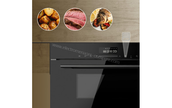 CECOTEC Bolero Hexa MW703800 Glass Black - Mise en situation